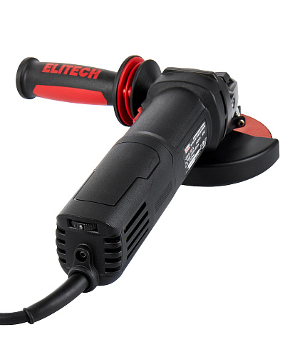 Шлифмашина угловая Elitech HD AG 1412E 1400Вт пл.пуск 125мм М14 рег. обор. (E2213.050.00) купить