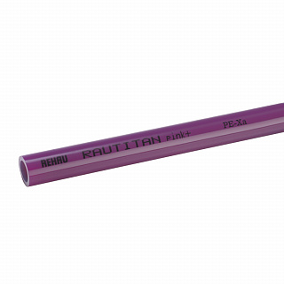 Труба отопительная REHAU RAUTITAN pink+ 16*2.2мм из сшитого полиэтилена бухта 120м 13360421120 купить