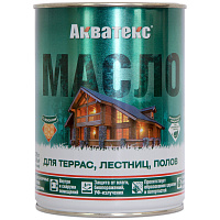 Масло для террас, лестниц, полов Акватекс бесцветное 0.75 л