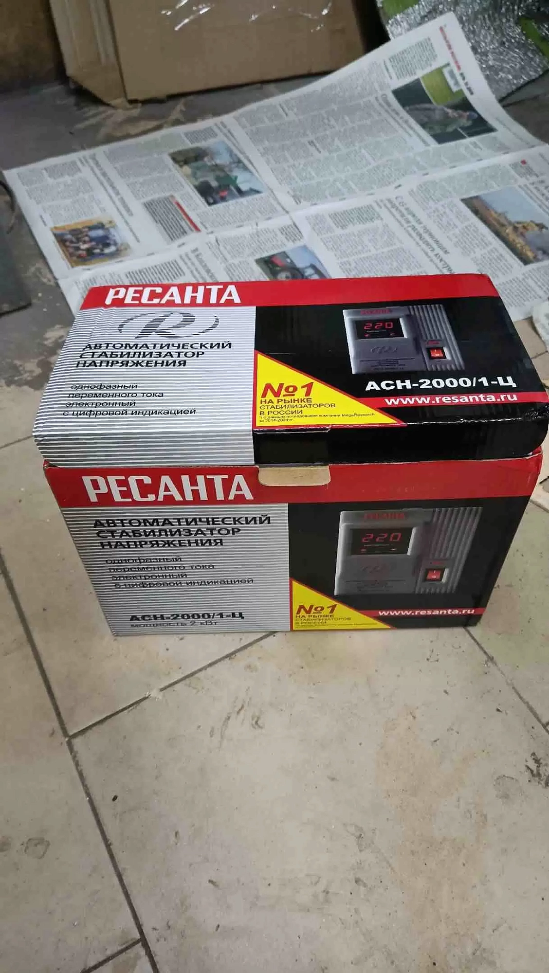 Стабилизатор напряжения цифровой Ресанта ACH 2000/1-Ц купить