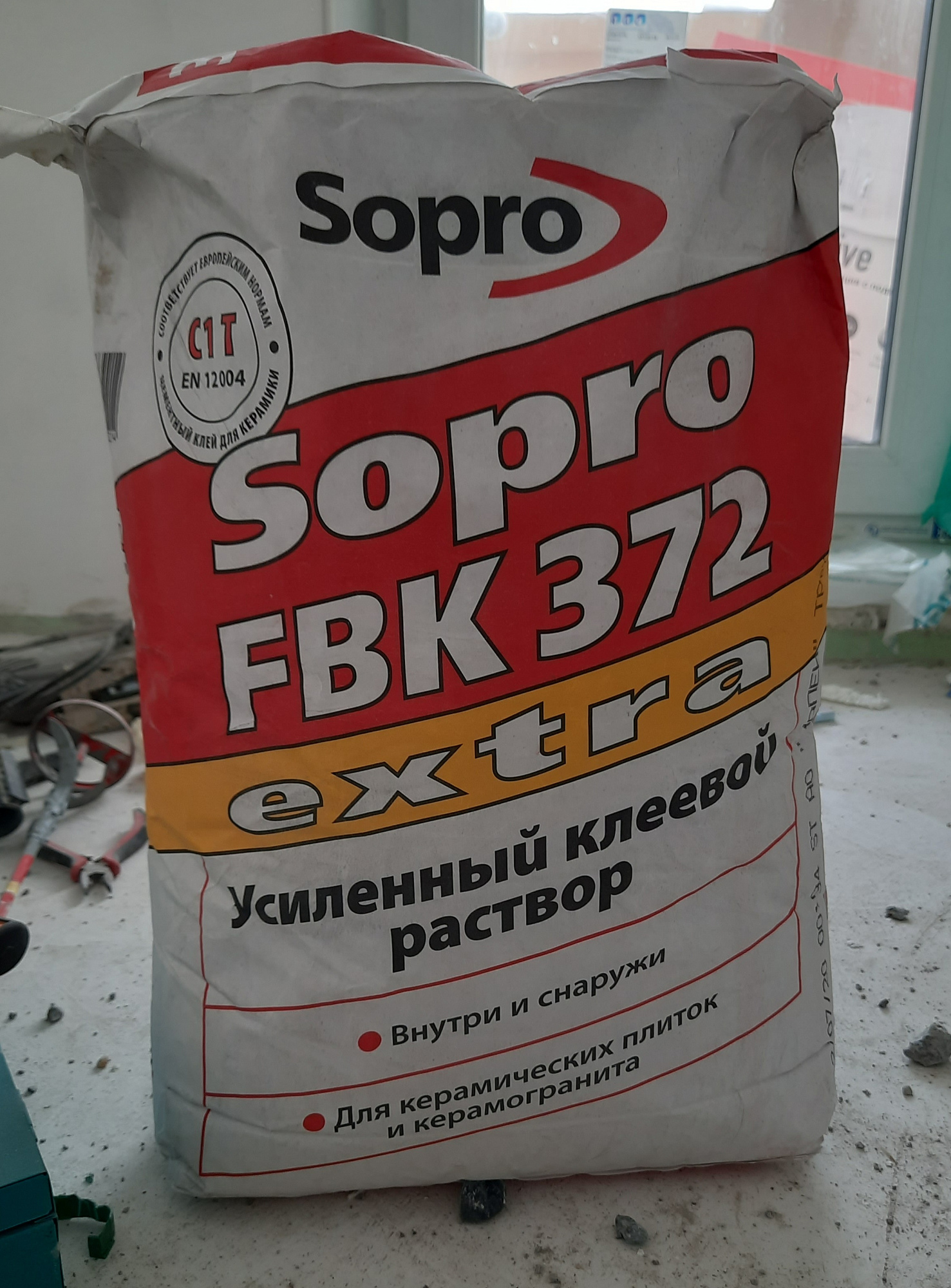 Плиточный клей Mapei Sopro FBK 372 extra купить